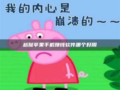 邵东越狱苹果手机赚钱软件哪个好用