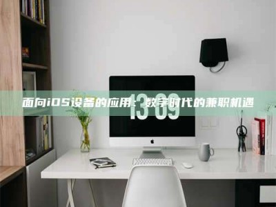 邵东面向iOS设备的应用：数字时代的兼职机遇
